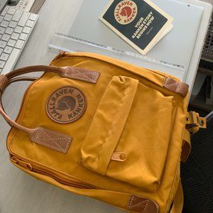 Fjallraven Kanken Backpack Mini with Leather Straps